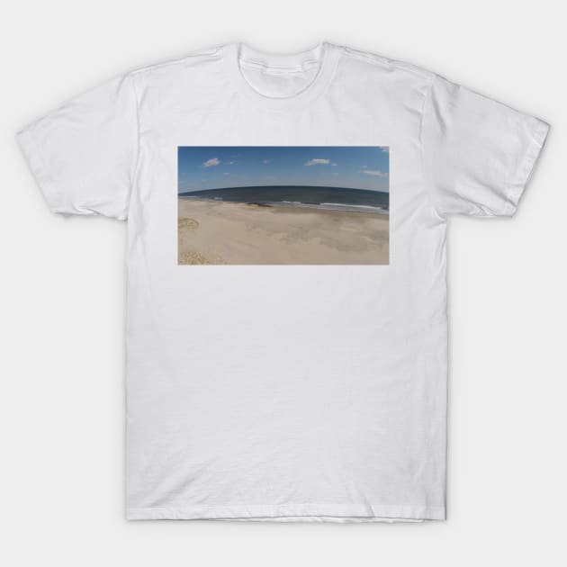 Ocean City Beach Photo From Drone T-Shirt by PugDronePhotos